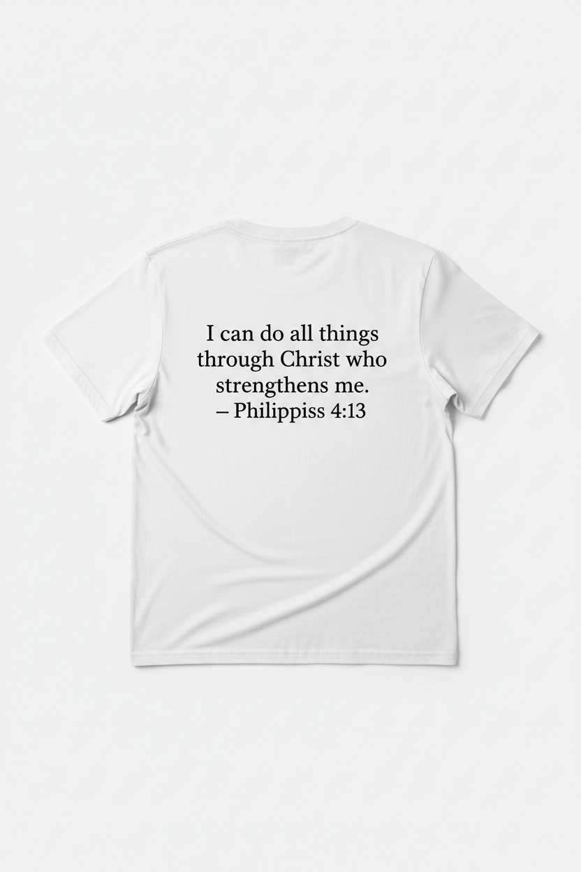 Philippians 4:13 - White Back