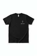 John 14:8 Scripture Tee - Black Front
