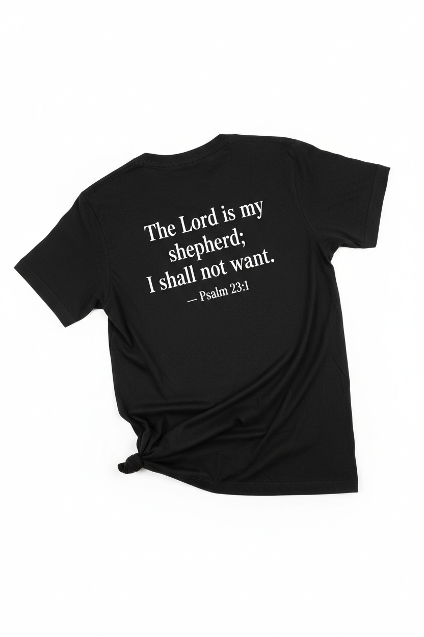 Psalm 23:1 - Black Back