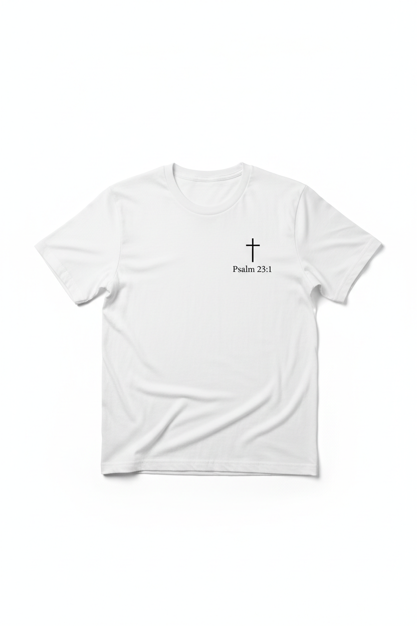 Psalm 23:1 - White Front